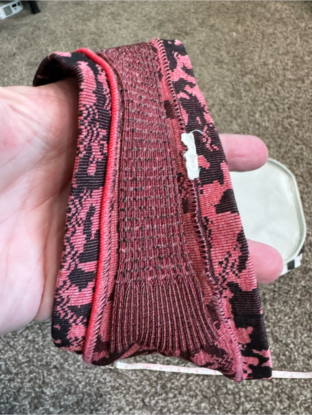 lululemon athletica Pink and Black Knit Headband - Picture 8 of 13